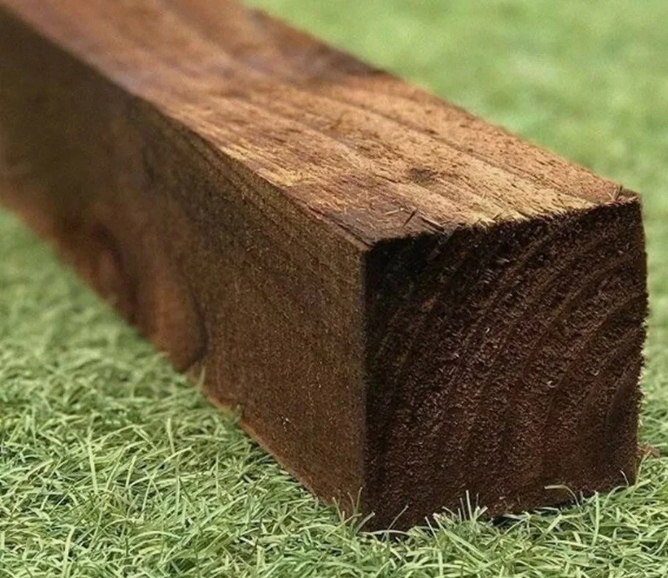 Fencing Posts 3" X 3 "  75mm x 75mm Tanalised Pressure Treated x 3 metres - Image 1 of 1