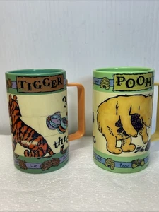 RAR! VINTAGE SELANDIA CLASSIC TIGGER POOH KINDER DREHBARER SCHWEIZER PUZZLEBECHER 4 3/8" - Bild 1 von 17