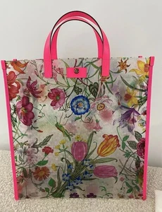 Gucci Flora Plastic Tote - Picture 1 of 13
