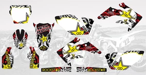 AM0078 GRAPHICS KIT FOR HONDA CRF 250R CRF250R 2004 2005 - Imagen 1 de 1