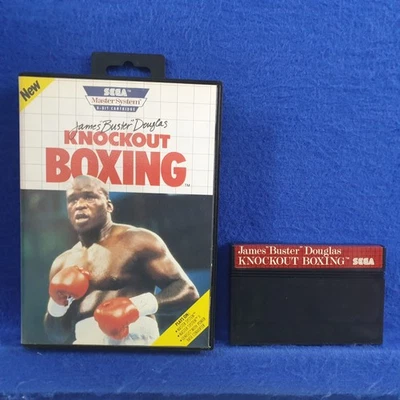 Master System KNOCKOUT BOXING (NI) James Buster Douglas Sega RARE US Version - Image 1 of 4