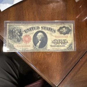 1917 $1 Dollar United States Legal Tender Large Note Saw Horse Ser D22222630A - Picture 1 of 9