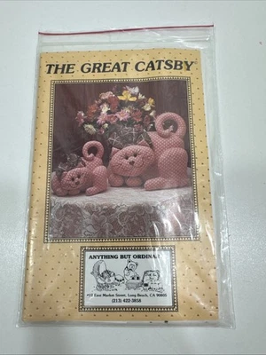 Vtg 1983 The Great Catsby Cat sewing pattern Uncut Anything But Ordinary - Image 1 of 4