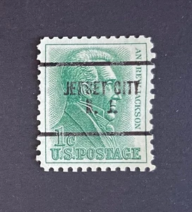 Jersey City, New Jersey Type 704 Precancel - 1 cent Jackson - U.S. #1209 - NJ - Picture 1 of 1