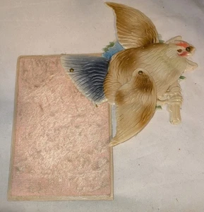 RARE Antique Celluloid Bird Mechanical Postcard | 1900s German Novelty 3D Relief - Picture 1 of 4