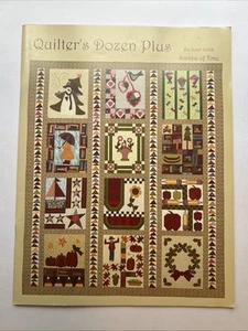 QUILTERS DOZEN PLUS Quilt Booklet by Janet Seiek Scraps of Time - Picture 1 of 2