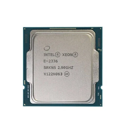 Intel Xeon E-2336 Processor CPU 6-Core 2.90GHz~4.80GHz LGA-1200 TDP-65W - Image 1 of 1