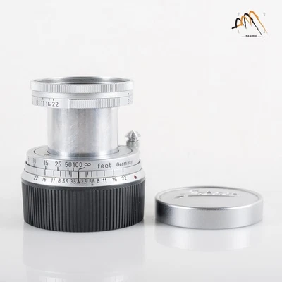 LEITZ Leica Elmar M 50mm/F3.5 E39 Silver Lens Yr.1956 Germany #11587 - Image 1 of 4