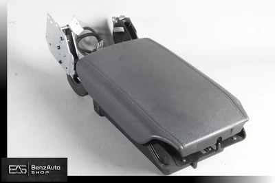 00-06 Mercedes W215 CL55 CL500 AMG consola central reposabrazos tapa cuero negro OEM Foto 1 de 4