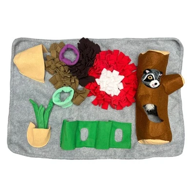 Interactive Dig It Fluffy Mat with Cute Smart Dog Toy Treat Finder Puzzle Toy - Image 1 of 4