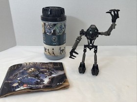 Lego Bionicle Toa Set #8532 - Onua - 100% Complete W/ Canister & Manual - 2001