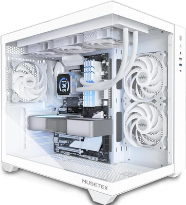 ATX PC Case, 360MM RAD Support, 3 X 120Mm Non-Argb Fans Pre-Installed, 270° Full - Image 1 of 4