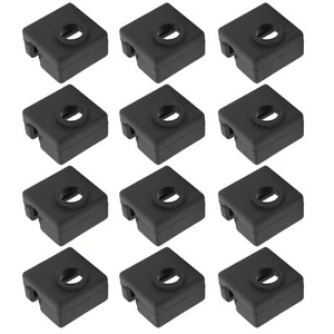 12Pcs Heater Block Cover Heating Aluminium Cap Silicone Sock Sleeve 280℃ New - Picture 1 of 19