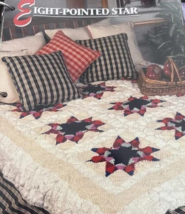 CROCHET Annie’s Afghan Quilt Club ~ “Eight Pointed Star Afghan” ~ PATTERN ~ - Picture 1 of 3