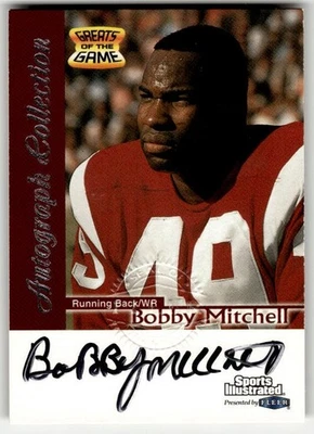 1999 Fleer Sports Illustrated - Autograph Collection Bobby Mitchell Redskins - Image 1 of 2
