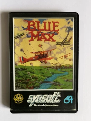 Commodore 64 Blue Max game by US Gold - Complete Tested Working - Image 1 of 4