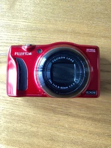 FUJI FINEPIX F750 EXR 16MP RED EXCELLENT Tested Digital Pocket Camera 20x - Picture 1 of 7