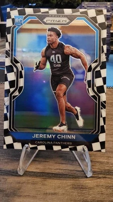 2020 Panini Prizm Jeremy Chinn Black and White Checker RC Rookie #367 Raiders 🔥 - Image 1 of 2