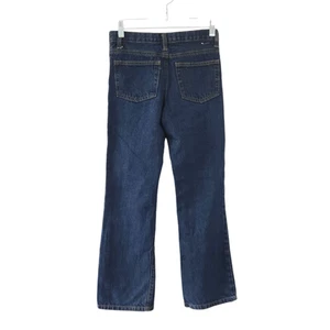 Crazy8 Girls Bootcut Jeans Size 12 Dark Wash, Adjustable Waist, 100% Cotton - Picture 1 of 3
