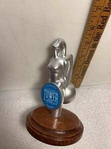 MOTHER ROAD TOWER STATION IPA CHROME HOOD ORNAMENT SHORT beer tap handle ARIZONA - Picture 1 of 18