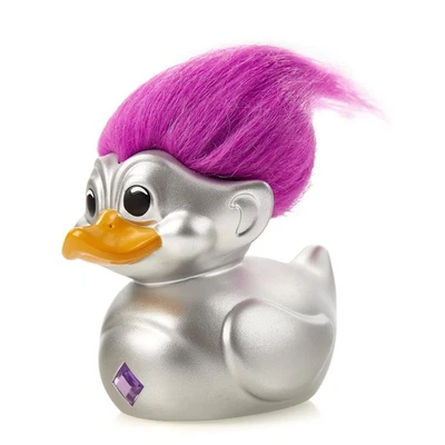 TUBBZ - Good Luck Trolls - Silver Troll with Purple Hair (1st Edition) Standard  - Imagen 1 de 4