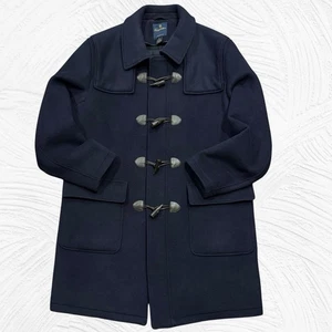 Brooks Brothers XL Navy Wool Duffle Coat Toggles Classic Old Money *No Hood* - Picture 1 of 9