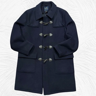 Brooks Brothers XL Navy Wool Duffle Coat Toggles Classic Old Money *No Hood* - Image 1 of 4