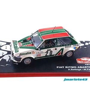 Fiat Ritmo GR #20 A. Bettega - M. Perissinot Rally Monte-Carlo 1979 1:43 - Foto 1 di 7