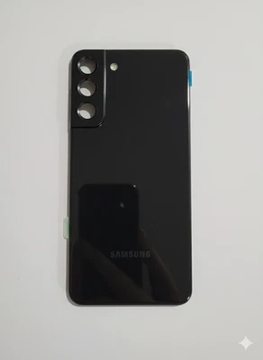 Capa de substituição de vidro traseira preta fabricante de equipamento original Samsung Galaxy S22 Plus 5G GH97-27199A - Imagem 1 de 3