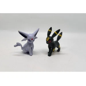 Umbreon and Espeon Pokemon Tomy Figure Moncolle / US SELLER - Picture 1 of 3