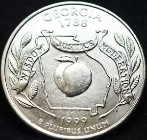 1999 D Georgia State BU Washington Quarter - US Coin - Picture 1 of 2