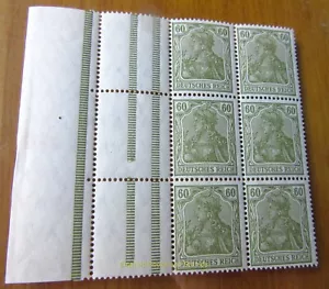 EBS Germany 1920 - Germania - Booklet Sheet Marginal pairs - Michel RL9 MNH** - Picture 1 of 2