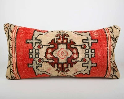 Funda de Almohada Decorativa Hecha a Mano Turca Kilim Sofá Kilim Funda de Cojín Foto 1 de 4