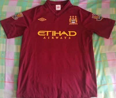 Camiseta Trikot Shirt MANCHESTER CITY Umbro away 14 JAVI GARCIA Size M 2012 - Imagen 1 de 4