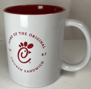 CHICK-FIL-A COFFEE MUG CUP Red & White Home Of The Chicken Sandwich 1967 - Picture 1 of 7