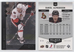 2009-10 Upper Deck Black Diamond Daniel Alfredsson #125 HOF