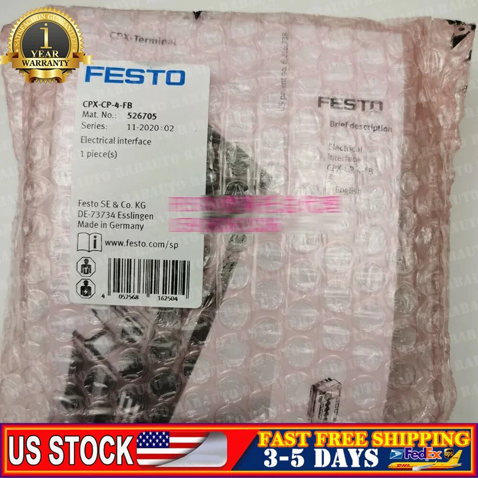 Nuevo módulo nodo FESTO 526705 CPX-CP-4-FB envío rápido Foto 1 de 4