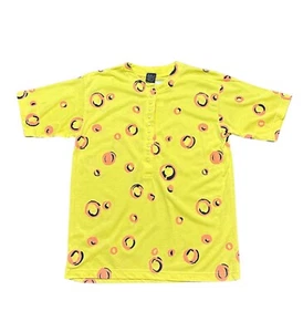 Vintage Tee | 1980s Vintage Yellow Avant Garde Tee Free Size - Deadstock! Retro - Picture 1 of 7