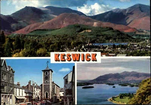 Multi-View Postcard Keswick-on-Derwentwater Great Britain, Postkarte ungelaufen - Bild 1 von 2