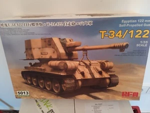 Rye Field RM-5013 1:35. T34/122 Egyptian Self Propelled Gun. - Bild 1 von 1