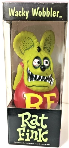 RAT FINK - WACKY WOBBLER - Ed "Big Daddy" Roth - Funko - Green Cover