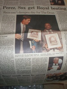 Chicago Tribune Sports Section 8/7/90 - Joe Morgan & Jim Palmer Elected to HOF - Picture 1 of 1