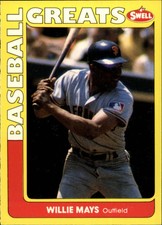 1991 Swell Baseball Greats #106 Willie Mays 
