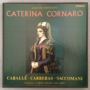 B535 Donizetti Caterina Cornaro Caballe Carreras Cillario 2LP Privat MRF-99-S St - Picture 1 of 4