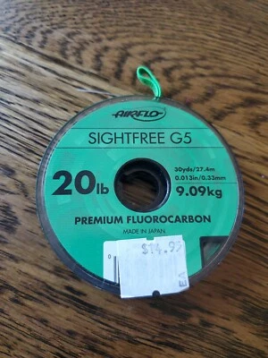 Airflo Sightfree G5 Premium Flurocarbono 20 lb - Lote de 3 Foto 1 de 2