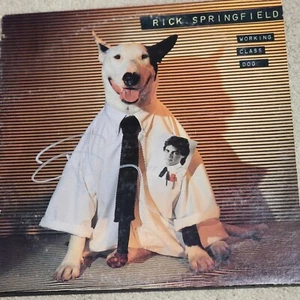 FL - RICK SPRINGFIELD Autograph Signed WORKING CLASS DOG Vinyl Record Album - Picture 1 of 3