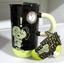 Hallmark Peanuts Snoopy Halloween Ceramic Mug w/Lid, Color Changing, New 2023