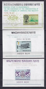 Korea 1966-68 Group of 3 S/S MNH - Picture 1 of 1