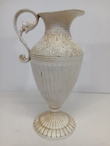 VINTAGE VICTORIAN ROMAN GREEK PITCHER METAL ITALIAN EWER FREE SHIPPING - Picture 1 of 6