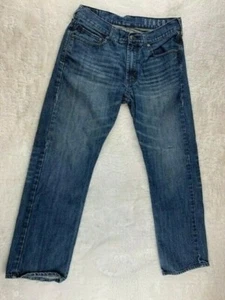 Pantalones de mezclilla Bullhead Rincon de pierna recta talla 32X30 para hombre lavado medio - Imagen 1 de 4